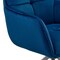 Armen Living Noah Dining Room Accent Chair in Blue Velvet and Brushed Stainless Steel Finish LCNHCHBLU - alternate 9